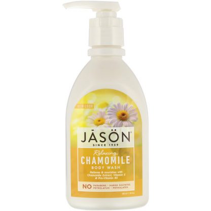 JASON NATURAL, BODY WASH, RELAXING CHAMOMILE, 30 FL OZ / 887ml