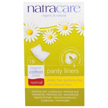 NATRACARE, ORGANIC & NATURAL PANTY LINERS, NORMAL, 18 PANTY LINERS