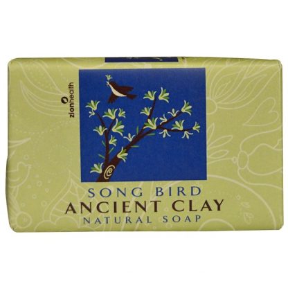 ZION HEALTH, ANCIENT CLAY NATURAL SOAP, SONG BIRD, 6 OZ / 170g