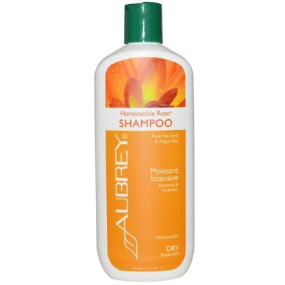 AUBREY ORGANICS, HONEYSUCKLE ROSE SHAMPOO, MOISTURE INTENSIVE, DRY, 11 FL OZ / 325ml