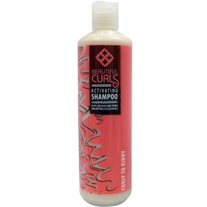 BEAUTIFUL CURLS, SHEA BUTTER ACTIVATING SHAMPOO, CURLY TO KINKY, 12 OZ / 350ml