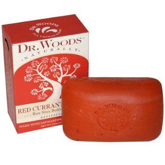 DR. WOODS, RAW SHEA BUTTER SOAP, RED CURRANT CLOVE, 5.25 OZ / 149g