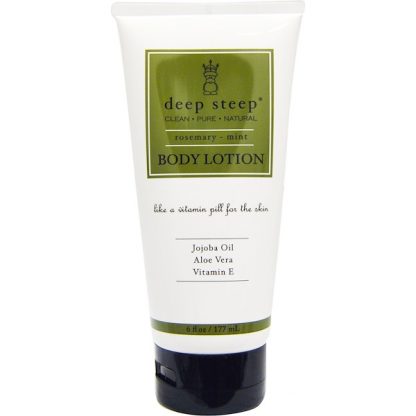 DEEP STEEP, BODY LOTION, ROSEMARY - MINT, 8 FL OZ / 237ml