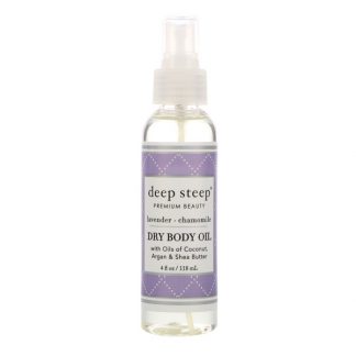 DEEP STEEP, DRY BODY OIL, LAVENDER - CHAMOMILE, 4 FL OZ / 118ml