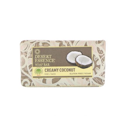 DESERT ESSENCE, SOAP BAR, CREAMY COCONUT, 5 OZ / 142g