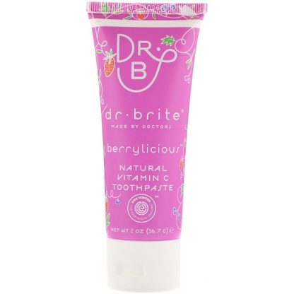 DR. BRITE, NATURAL VITAMIN C TOOTHPASTE, BERRYLICIOUS, 2 OZ / 56.7g