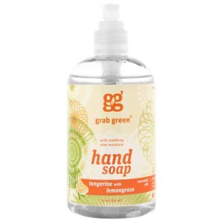 GRAB GREEN, HAND SOAP, TANGERINE WITH LEMONGRASS, 12 OZ / 355ml