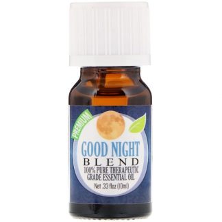 HEALING SOLUTIONS, 100% PURE THERAPEUTIC GRADE ESSENTIAL OIL, GOOD NIGHT BLEND, 0.33 FL OZ / 10ml