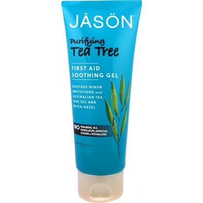 JASON NATURAL, FIRST AID SOOTHING GEL, PURIFYING TEA TREE, 4 OZ / 113g