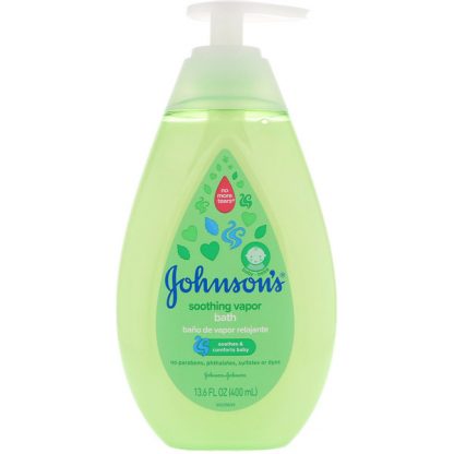 JOHNSON'S, SOOTHING VAPOR, BATH, 13.6 FL OZ / 400ml