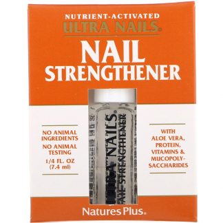 NATURE'S PLUS, ULTRA NAILS, NAIL STRENGTHENER, 1/4 FL OZ / 7.4ml