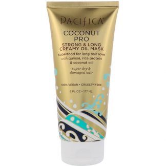 PACIFICA, COCONUT PRO, STRONG & LONG CREAMY OIL MASK, 6 FL OZ / 177ml