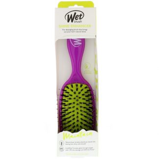 WET BRUSH, SHINE ENHANCER BRUSH, MAINTAIN, PURPLE, 1 BRUSH