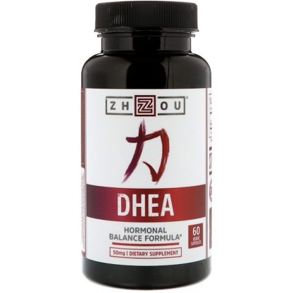 ZHOU NUTRITION, DHEA HORMONAL BALANCE FORMULA, 60 VEGGIE CAPSULES