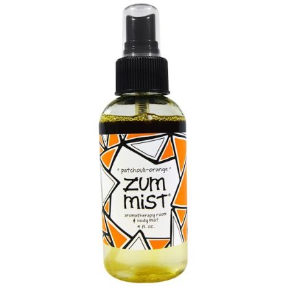 INDIGO WILD, ZUM MIST, AROMATHERAPY ROOM & BODY MIST, PATCHOULI-ORANGE, 4 FL OZ