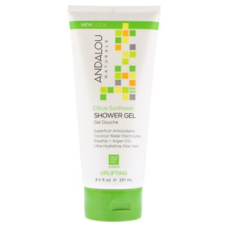 ANDALOU NATURALS, SHOWER GEL, CITRUS SUNFLOWER, UPLIFTING, 8.5 FL OZ / 251ml