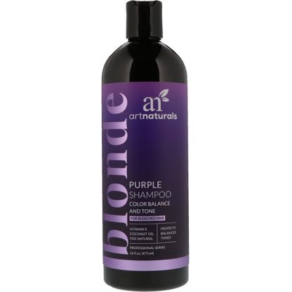 ARTNATURALS, PURPLE SHAMPOO, COLOR BALANCE AND TONE, 16 FL OZ / 473ml