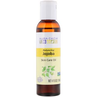 AURA CACIA, SKIN CARE OIL, BALANCING JOJOBA, 4 FL OZ / 118ml