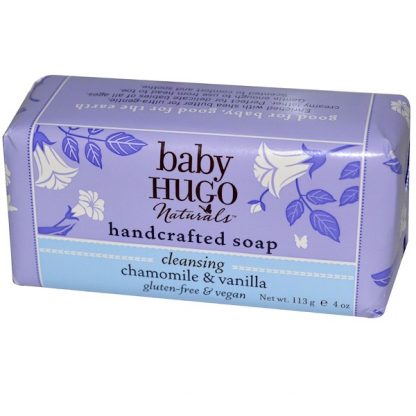 HUGO NATURALS, BABY, HANDCRAFTED SOAP BAR, CHAMOMILE & VANILLA, 4 OZ / 113g