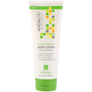 ANDALOU NATURALS, BODY LOTION, CITRUS SUNFLOWER, UPLIFTING, 8 FL OZ / 236ml