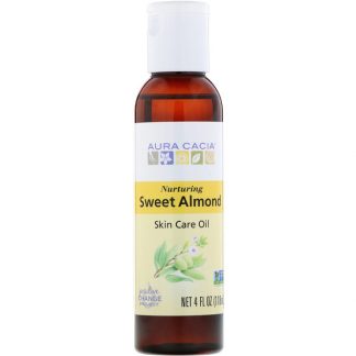 AURA CACIA, SKIN CARE OIL, NURTURING SWEET ALMOND, 4 FL OZ / 118ml