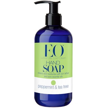 EO PRODUCTS, HAND SOAP, PEPPERMINT & TEA TREE, 12 FL OZ / 355ml