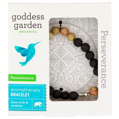 GODDESS GARDEN, ORGANICS, PERSEVERANCE, AROMATHERAPY BRACELET, 1 BRACELET