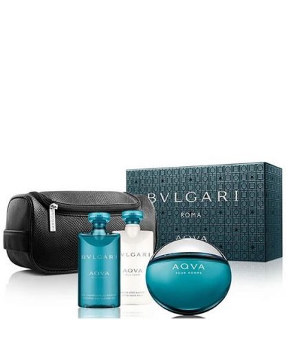 BVLGARI AQVA POUR HOMME ROMA CHRISTMAS 2017 GIFT SET FOR MEN