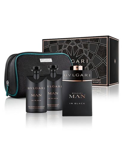 BVLGARI MAN IN BLACK GIFT SET FOR MEN