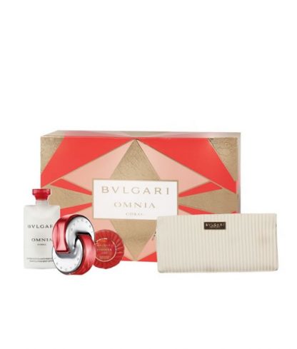 BVLGARI OMNIA CORAL 4 PCS GIFT SET FOR WOMEN