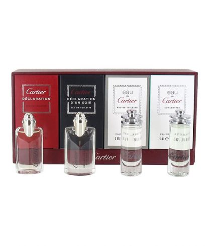 CARTIER 4 PCS MINIATURE GIFT SET FOR MEN