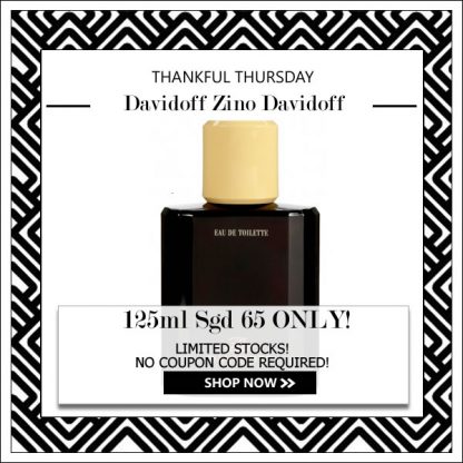 DAVIDOFF ZINO DAVIDOFF EDT FOR MEN 125ML [THANKFUL THURSDAY SPECIAL]