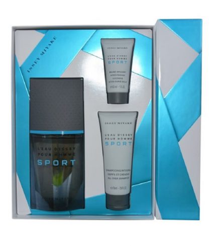 ISSEY MIYAKE L'EAU D'ISSEY SPORT POUR HOMME 3 PCS GIFT SET FOR MEN