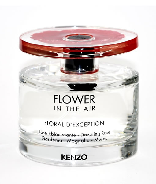 kenzo perfume flower in the air