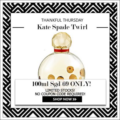 KATE SPADE KATE SPADE TWIRL EDP FOR WOMEN 100ML TESTER [THANKFUL THURSDAY SPECIAL]