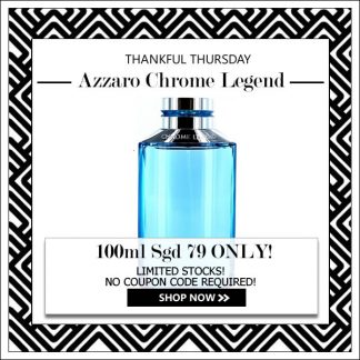 AZZARO CHROME LEGEND EDT FOR MEN 125ML [THANKFUL THURSDAY SPECIAL]